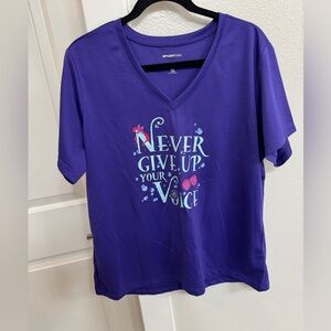 2-Disney Themed Active Tops Women size XXL
